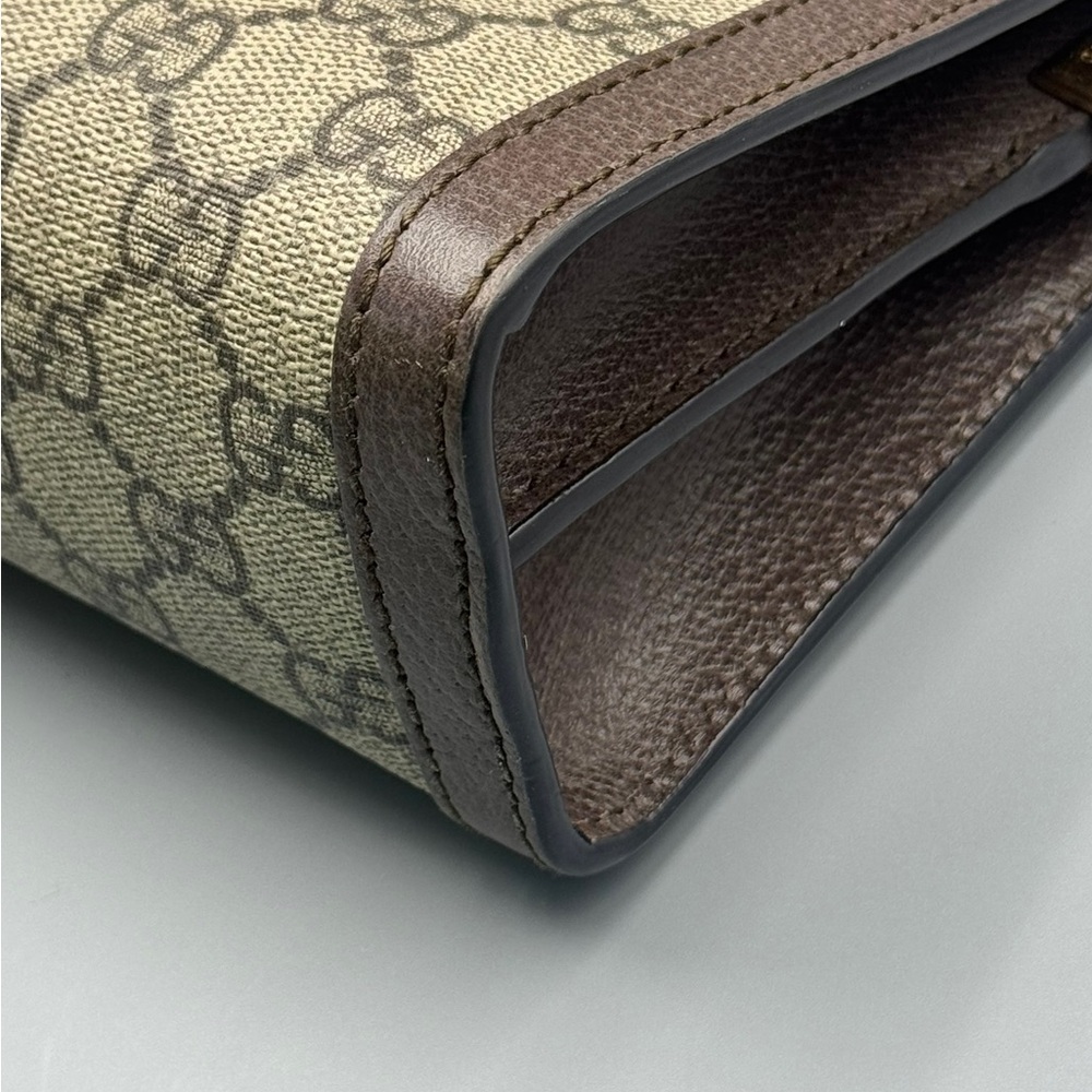 Gucci Medium GG Ophidia Clutch on Chain - Picture 6 of 11